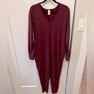 S+T Burgundy Friday Romper